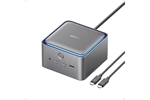 ‎ANKER Stacja dokująca Anker Prime TB5, 14-portowa stacja dokująca Thunderbolt 5 z maksymalnym ładowaniem 140 W, maksymalnym transferem 120 Gb/s, oświetleniem LED, systemem chłodzenia, wyświetlaczem do 8K dl