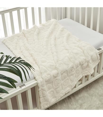 Wiegdeken Dawn Blush/Ecru - 70x95 cm