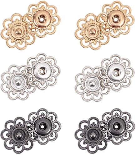 CHSEROK 6 Misure 400 Pezzi Bottoni Colorati, Colorato Bottoni Per - Foto 2