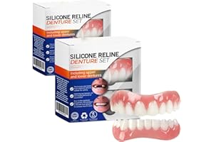 JAYASU Bikenda Silicone Relinedenture Set, Bikenda Silicone Reline Denture Set, Soft Denture Reline Kit, Bielenda Denture Set, Denture Silicone Reline Kit, Silicone Dentures Repair Kit (2 Set)