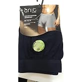 Anıt Erkek Boxer,%96 Bambu%4 Likra, D&uuml;z Renk, Siyah, M Beden, 3 Adet