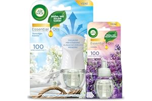 Air Wick LE Elektrikli Oda Kokusu Temizliğin Esintisi Kit (Cihaz + Yedek Şişe) + Lavanta Yedek Şişe
