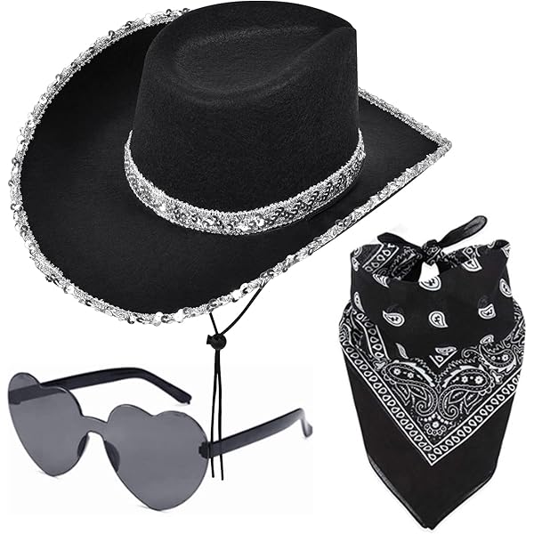 Cowboyhut Lederoptik - Westernhut Für Karneval & Mottopartys