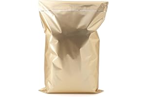 Italpak Sobres Soft con solapa adhesiva dorada, 50 unidades, 25 x 38 + 4 cm