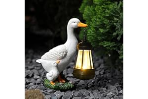 DAJASD Figuras Decorativas De Jardín para Exteriores con Farol Solar, Decoracion Jardin Exterior, Solar Estatuas Al Aire Libre Npara Exteriores, para Balcón, Terrazas, Regalos