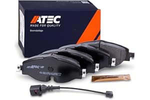 ATEC Germany Set di pastiglie per freni asse anteriore, pastiglie per freni, ceppi per freni anteriori, 4 pezzi