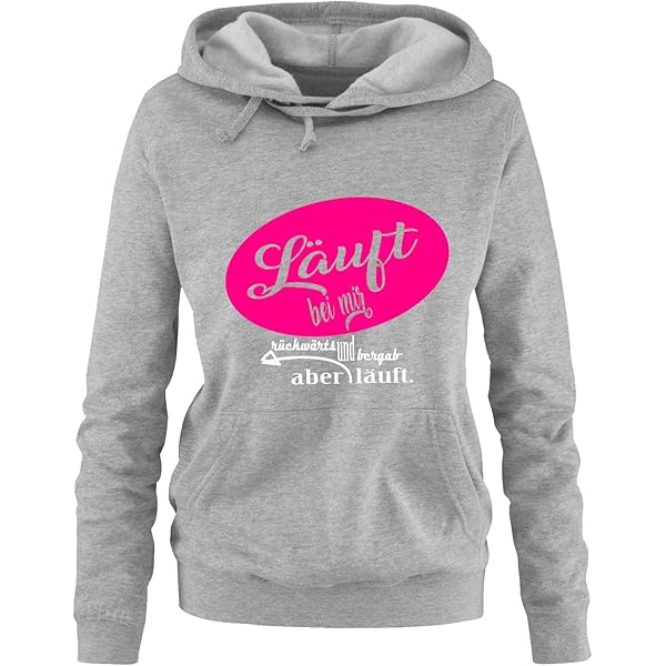 Comedy Shirts Moin - Anker - Sweat à Capuche Garçon - Sac Kangourou à Manches Longues - Gris - 10 Ans