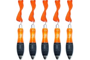 WOSO Wide Body Ballpoint Pens, Super Big Fat Pens for Arthritis, Parkinson's, Carpal Tunnel and Essential Hand Tremors (Pack of 5)