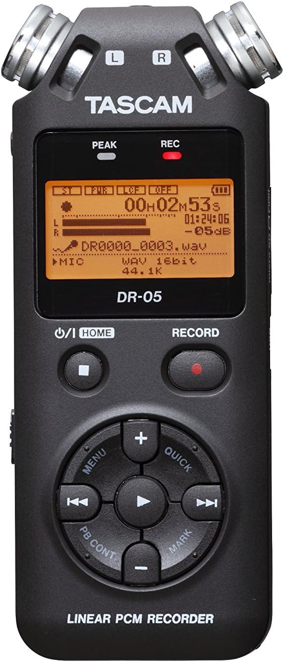 Tascam DR-05 Version 2 Dictaphone Linear PCM Portable Recorder
