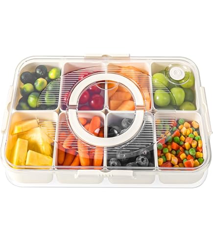 Snackbox Mit 16 Fächern - Transparente Aufbewahrung Für Snacks & Süßigkeiten