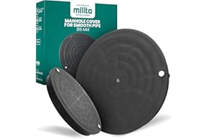 DTTRA Millto™ Coperchio per pozzo di ispezione Kl. A15, per ispezione di drenaggio, tubo liscio, massiccio, coperchio rotondo 315 mm