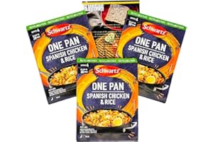 KITCHEN FELLA Schwartz One Pan Spanish Chicken & Rice 30g x3, Kitchenfella Cooking Tips Postcard