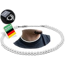 Bracciale Con Perle Fatto a Mano - Braccialetto Con Perline Di Vetro Bianche p