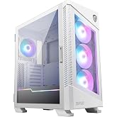 MSI MPG Velox 100R 4x120mm ARGB Fan Temperli Cam USB 3.2 Type-C ATX Mid-Tower Beyaz Gaming (Oyuncu) Kasa