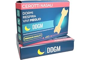 DDGM 90x Cerotti Nasali notturni rimedi efficaci per dormire respirare meglio antirussamento adesivi uomo donna bambino (Small)