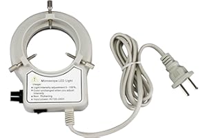 AmScope LED-56S-ZK 56 - Luce ad anello a LED con dimmer per microscopio