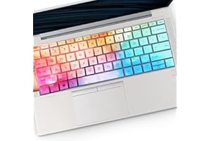 I-TENSODO Tastaturabdeckung für HP EliteBook 430 630 G8 / EliteBook X360 435 G8, 13,3 Zoll HP EliteBook 830 835 G7 G8 und HP EliteBook X360 830 13,3 Zoll Laptop US L ayout Tastatur Schutzhülle hautbunt