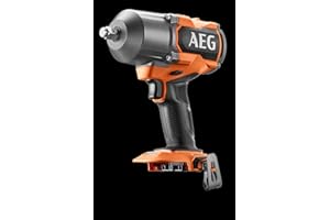 AEG - Boulonneuse à chocs 18V BRUSHLESS, 1220 Nm en serrage, 1627 Nm en desserage, 3 modes + autostop, carré 1/2", (sans batt. ni chargeur) - BSS18HTF12BL-0