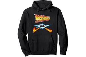 Back to the Future DeLorean et Logo Sweat à Capuche