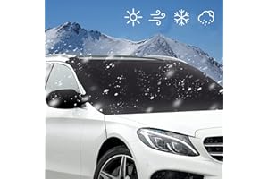 Aohcae Auto Frontscheibenabdeckung, Auto Scheibenabdeckung Magnet Windschutzscheibe Faltbar Scheibenabdeckung Auto Gegen Schnee, Frost, EIS, UV-Strahlung, Staub