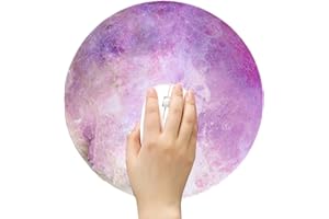 Rond Tapis De Souris,KINGCOO Mousepad Mat Jeu de Mousepad de Motif Circulaire Avec Tapis de Souris en Caoutchouc Non Glissant Pad pour PC Ordinateur (Vénus)