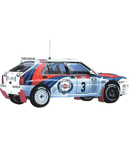 Tamiya Lancia Delta HF Integrale RC Car Body Kit - Polycarbonate, Unpainted, For Model Building - View #11