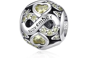 LNQOBU Colgante de plata 925 Abalorios para pulseras, Compatible Pandora Pulseras plata mujer Europeos para mujeres y niñas