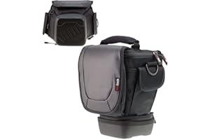 Navitech Kamera teleskopowa DSLR SLR obudowa kompatybilna z systemem OM OM-5 Micro Four Thirds System Camera, Czarny, Jeden rozmiar, Torba na aparat