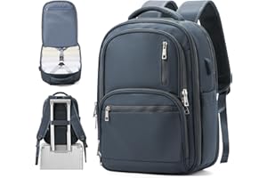 BOXSAM Handgepäck Rucksack 45x36x20 Easyjet, Travel Backpack 40x20x25 für Ryanair Wanderrucksack für Damen Herren, Flugzeug Carry-Ons Reiserucksack Casual Dayback Wasserdicht Business Rucksack