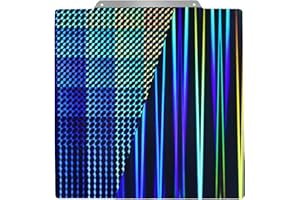 IDEAFORMER-3D IdeaFormer - Plaque d'impression holographique Rainbow Streak+Phantom H1H - En acier à ressort - Pour Artillery Sidewinder X1/X2 - Creality CR-10/CR-10S/Anet A8 Plus - Pour QiDi Plus 4