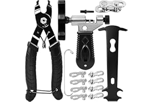 SBGGRL Bike Chain Tool Repair Kit,Bicycle Chain Removal Tools & Breaker Tool & Plier & Checker & 4 Pairs Missing Links for Single 6/7/8/9/10/11 Speed Chain,Biking Gear