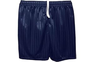 KIKFIT Kids Shadow Stripe PE Shorts - Lightweight Sports Gym Shorts for Boys & Girls School Activewear - Ages 3–14 Years