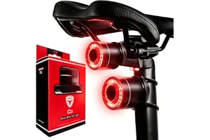 Smart LED Bakljus För Cykel Q3 – Automatiskt Av/På, 4 Lägen, Hög Ljusstyrka, Smarta Sensorer, Usb-Laddning, Lång Batteritid, Kompakt & Lätt Vikt, Hög Kvalitet, IPX6 Vattentät & Dammtät - Bike Light Q3