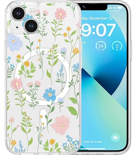 Luolnh Compatible With IPhone 14 Plus Case With Flowers For Girly Women Shockproof - View #6