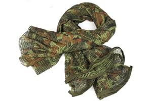 Gocher Malla Bufanda de Camuflaje de Red Velo de Francotirador para el Juego de Guerra Foulard Filet Hiking Net Scarf 190cm * 90cm