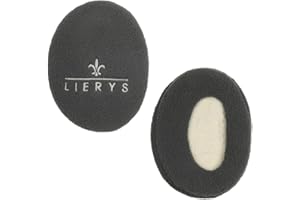 LIERYS Earbargs Paraorecchie Donna/Uomo - Scaldaorecchie Foderato in Pile - Protezione dal Vento/Freddo - 3 Taglie - avvolgono Completamente l'orecchio