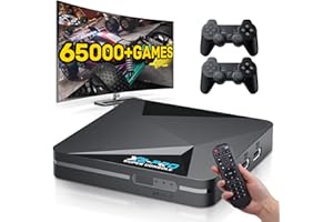 Kinhank Super Console X2 PRO Retro Game Console with 100,000+ Games, Plug&Play, 4K HD Emulator Compatible with PSP/PS1/DC/MAME, 2.4+5G, BT 5.0