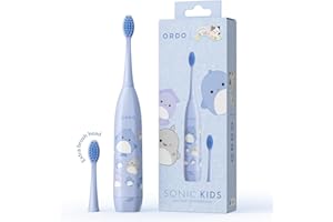 Ordo Squishmallows Toothbrush, Sonic Battery Toothbrushes for Kids, Soft Bristles, Extra Brush Head Inc, Gift for Kids Aged 4 Years and Up, Battery Included, Samir
