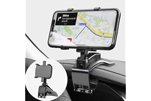 TOFURT Support de Téléphone Voiture Rotation à 360 degrés, Tableau de Bord Socles téléphone Portable Automobile Car Phone Mount pour GPS et Les Smartphones de 4 à 7 Pouces