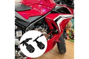 LEDISHUN Motorcycle Falling Protection Frame Slider Fairing Guard Anti Crash Pad Protector compatible with Honda CBR400 CBR500R CB400X CB500X CB400F CB500F CBR CB 2013-2022