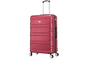 SKYLARK LUGGAGE 29" Large Suitcase Check in Suitcase Super Lightweight 4 Wheel Dual Spinner ABS Hard Shell Luggage with Built in 3-Digit Combination Lock for 23kg 100 Litre