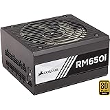 Corsair RM650i PC-Netzteil (Voll-Modulares Kabelmanagement, 80 Plus Gold, 650 Watt, EU)