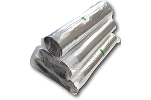 FoodSaver Compatible Mylar Vacuum Seal 8"x16' or 11"x16' Rolls | SteelPak Textured/Embossed Aluminum Foil Vacuum/Heat Seal Rolls to Create Custom-Sized Vacuum Sealer Bags (1, 11"x16')