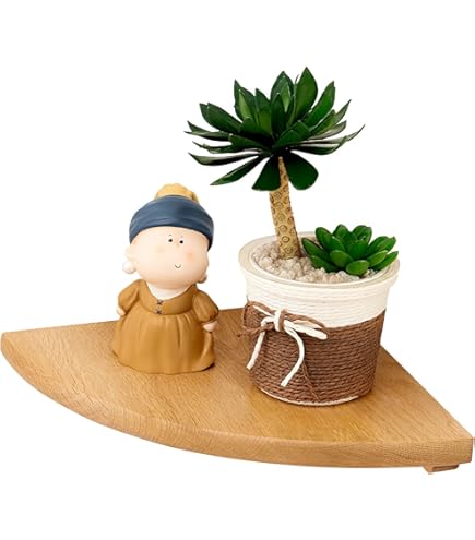 Mensola Angolare Bianca In MDF - 23x23cm, Reggimensola A Scomparsa, Perfetta Per Angoli Casa - Foto 11