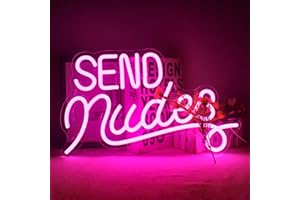 ‎INEONLIFE Buchstaben Neon Schild Rosa Led Neonlichter für Wanddekoration Usb Powered Word Neon Licht Up Schild für Schlafzimmer Bar Pub Mann Höhle Künstlerische Dekorationen