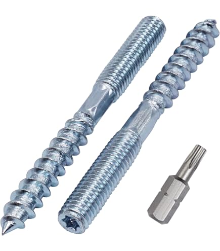 SKIR'CO (10 Pz) Viti A Testa Esagonale M4 X 10 Mm, Viti Per Macchina, Bulloni A Tappo A Bussola