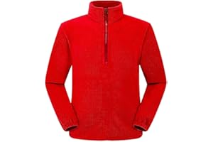 CHEMAGLIETTE! Giacca Micropile Mezza Zip Uomo/Donna, Leggera e Calda, 100% Poliestere