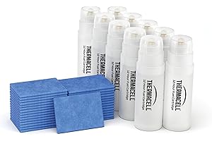 Thermacell Recambio Repelente de Mosquitos, Compatible con todos los Dispositivos, 120 Horas de Duración, 10 Cartuchos + 30 Pastillas