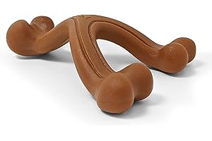 Nylabone Masticable para Perros con mordidas potentes Sabor a Bisonte | Juguete masticable para Perros con mordidas potentes | Grande| para Perros de hasta 23 kg