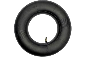 QsEzDo 3,50/4,00-6 innerslang med TR87 böjd ventilstam (1 pack), för lastbilar, verktygsvagn, gräsklippare, skottkärror, dockor, skotrar, ersättning 13 x 4,00-6, 4,00-6 däck.